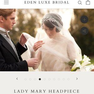Eden Luxe "Lady Mary" Headpiece as seen on Downton Abbey